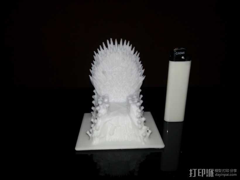 王座 座椅 3D打印模型渲染图