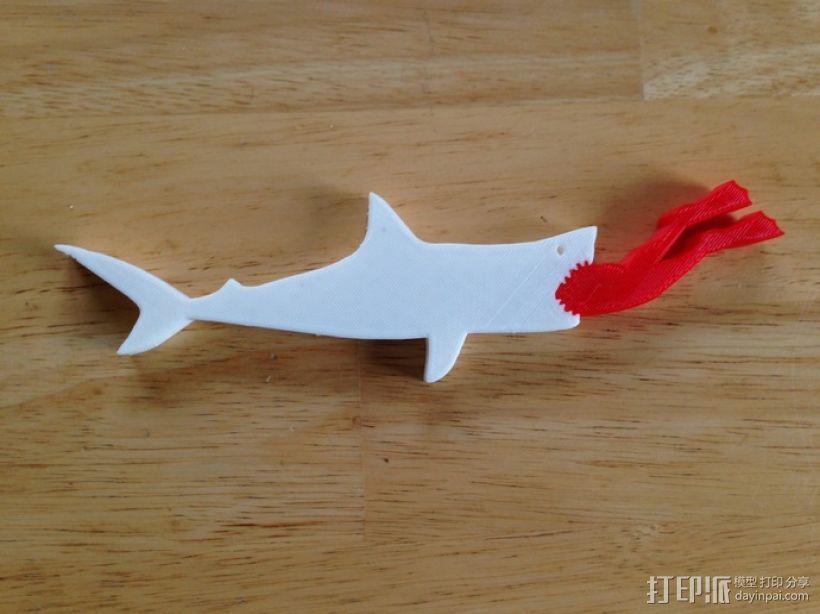 进击的鲨鱼 3D打印模型渲染图