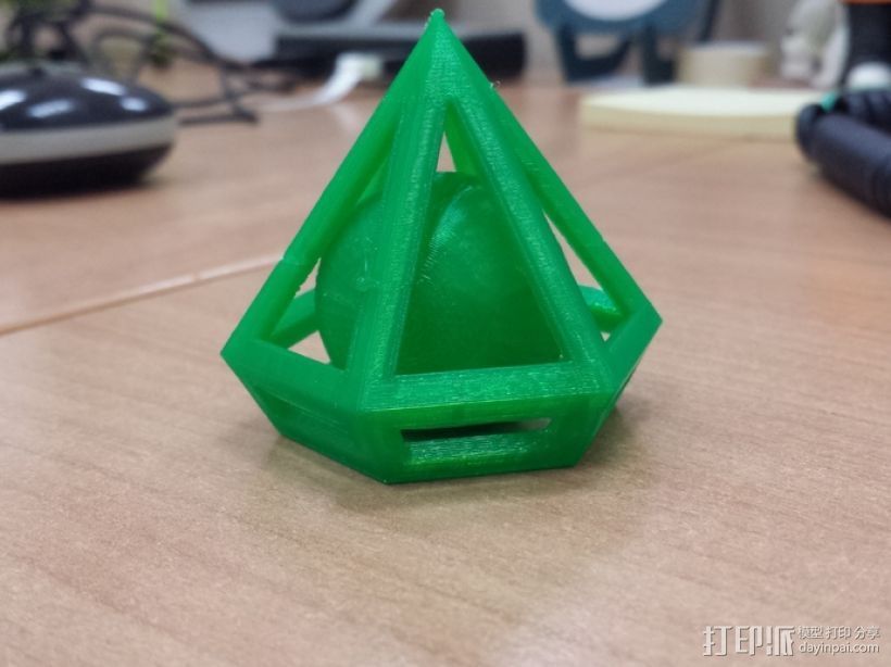 钻石 小球 3D打印模型渲染图