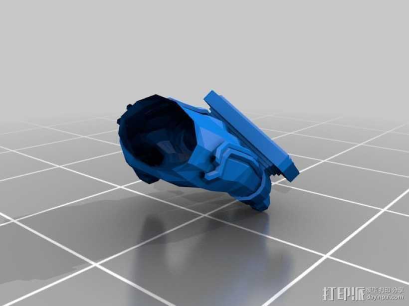 新维加斯拳套 3D打印模型渲染图