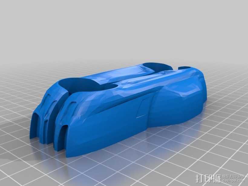 梅赛德斯跑车 3D打印模型渲染图