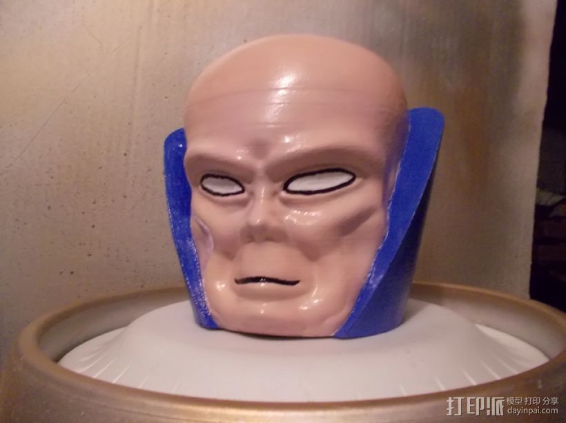 观测者Uatu 人物头部模型 3D打印模型渲染图