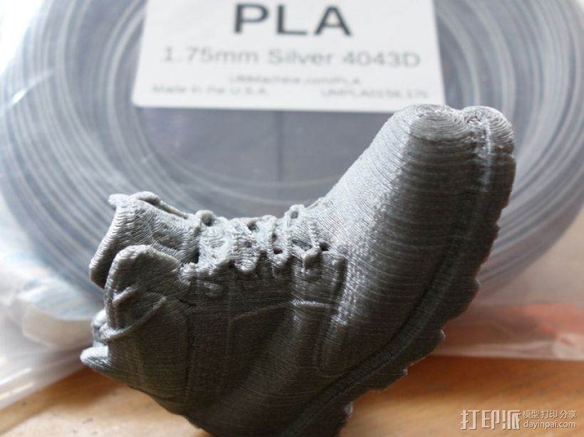 工装靴 靴子 3D打印模型渲染图