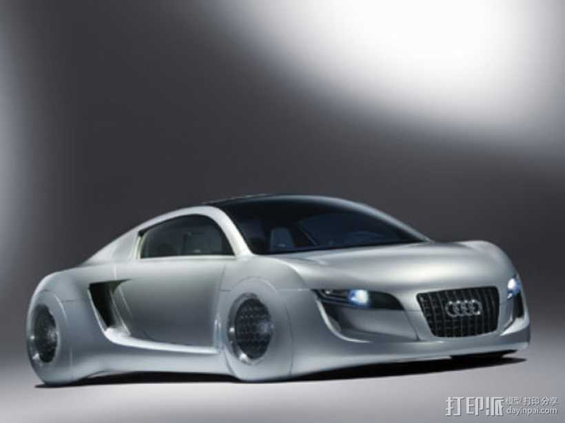Audi RSQ 奥迪概念车 3D打印模型渲染图