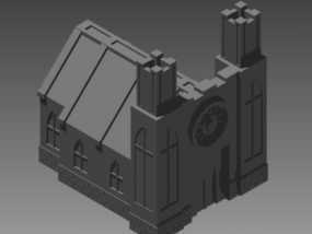 教堂 建筑模型