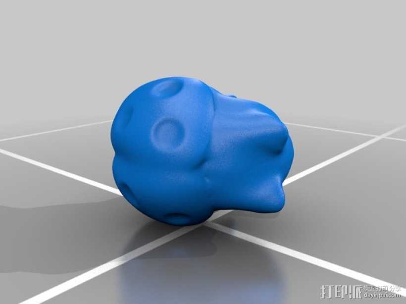 猫咪瓢虫 3D打印模型渲染图