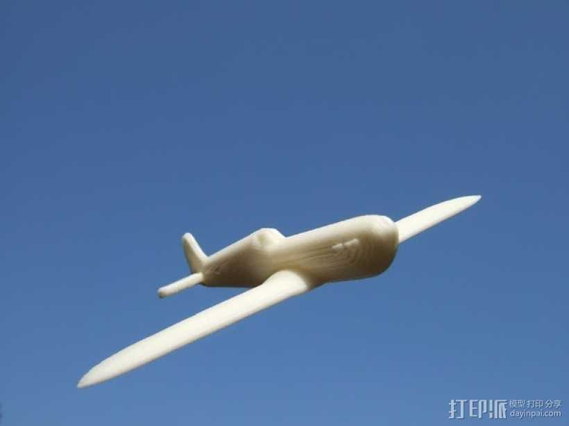 超级马林喷火战斗机 3D打印模型渲染图