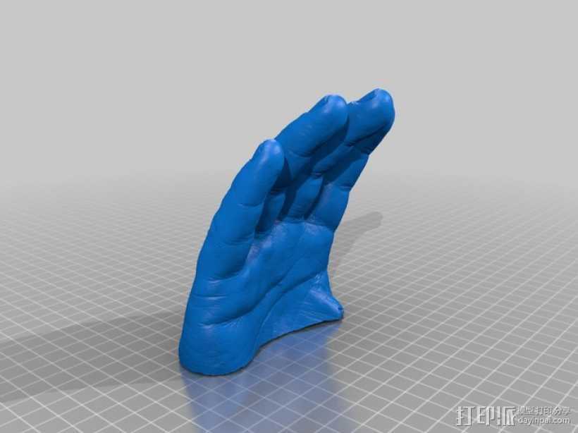 手 手指 3D打印模型渲染图