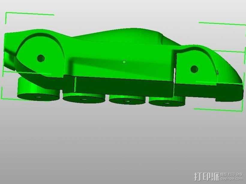 梅赛德斯c9汽车 3D打印模型渲染图