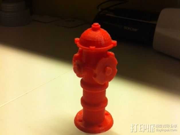 消防栓 3D打印模型渲染图