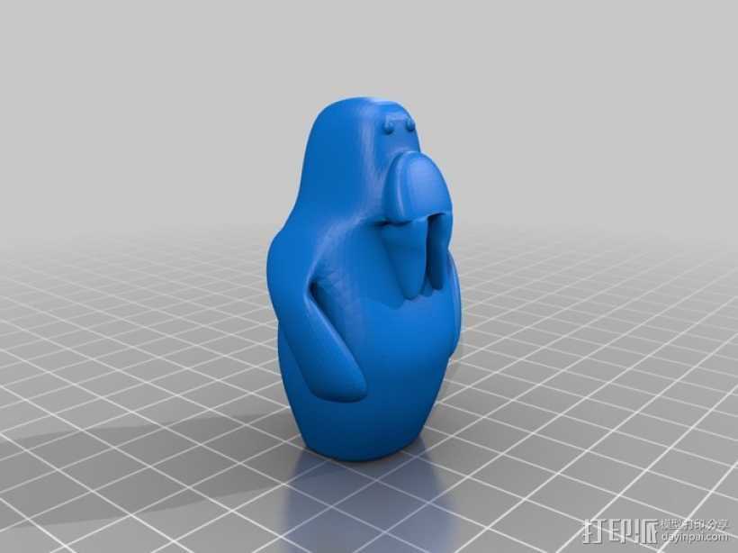 海象 3D打印模型渲染图
