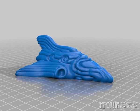 莫比乌斯飞船  3D打印模型渲染图