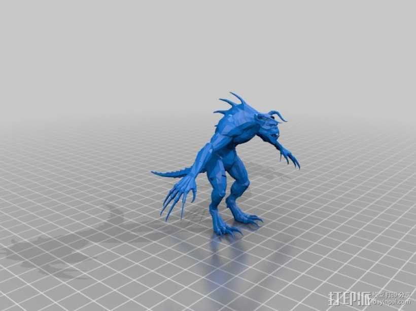 捕猎者死亡爪 3D打印模型渲染图