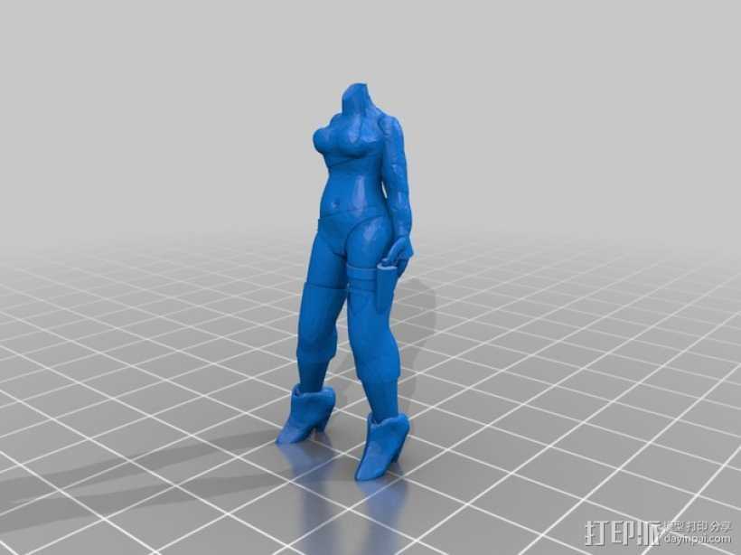 克隆人Jools Calixa 3D打印模型渲染图