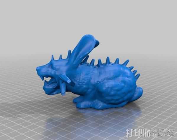 天兔天龙狮子 3D打印模型渲染图