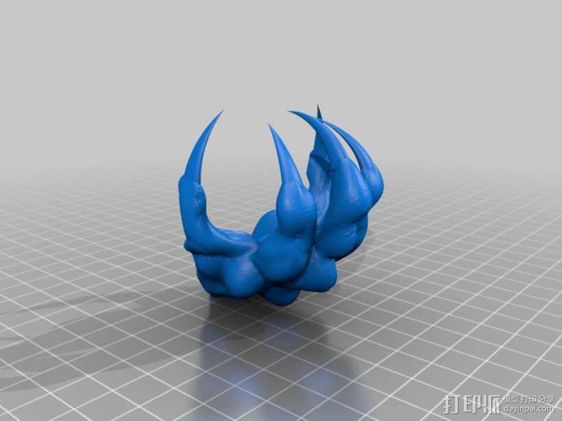 龙爪 爪子  3D打印模型渲染图