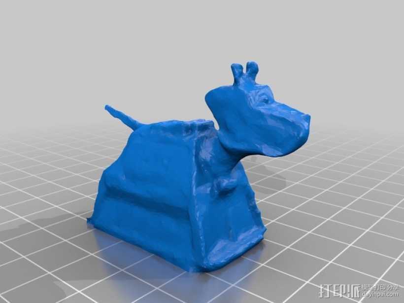 K-9小狗机器人 3D打印模型渲染图