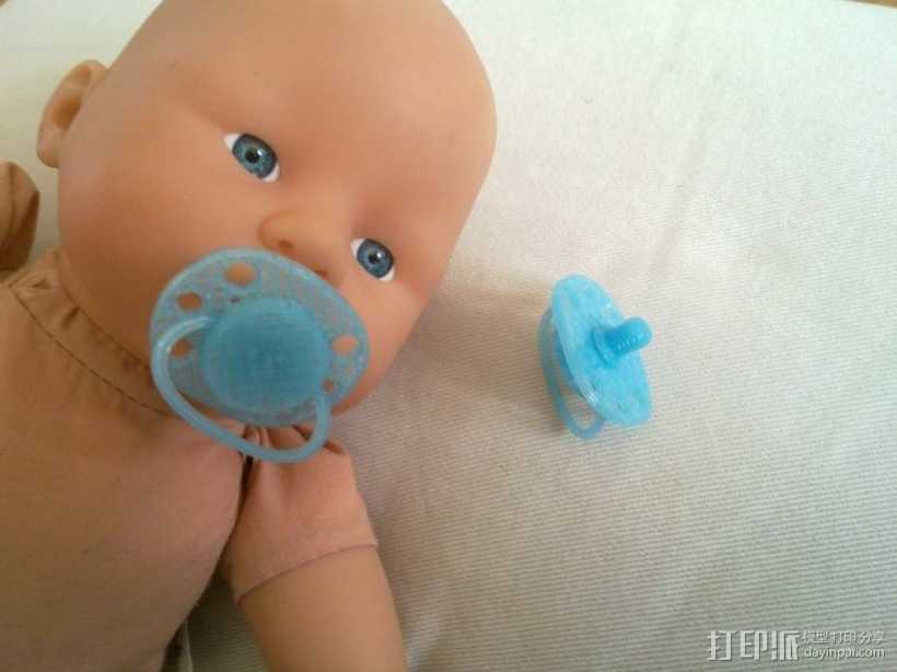 婴儿奶嘴 3D打印模型渲染图