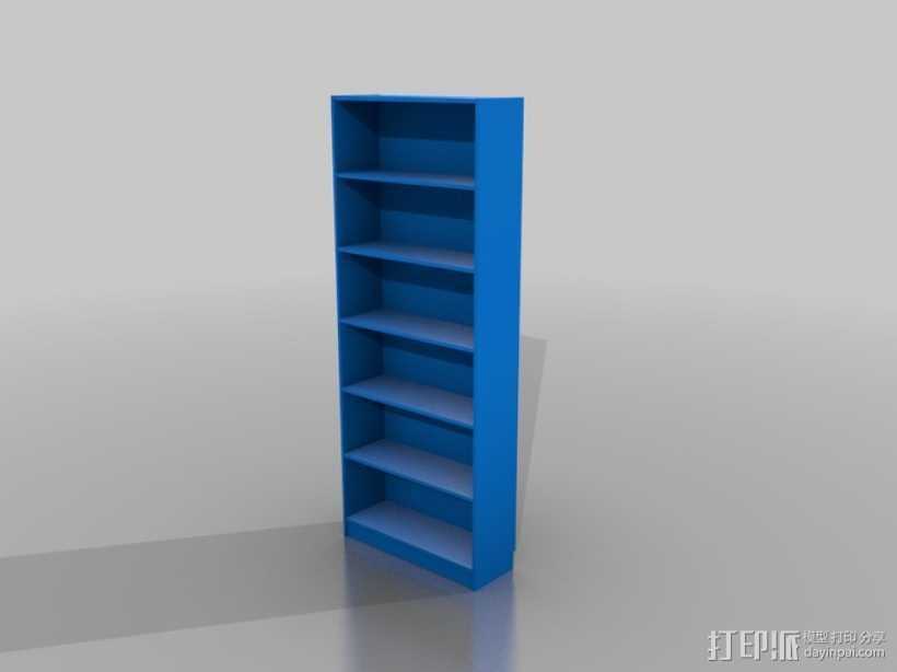 比利书柜 书橱 3D打印模型渲染图