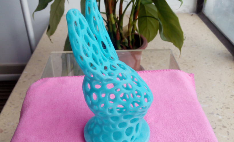 兔子头 3D打印实物照片