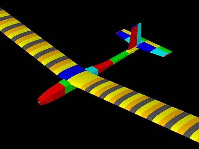 FDM 3D打印的滑翔机