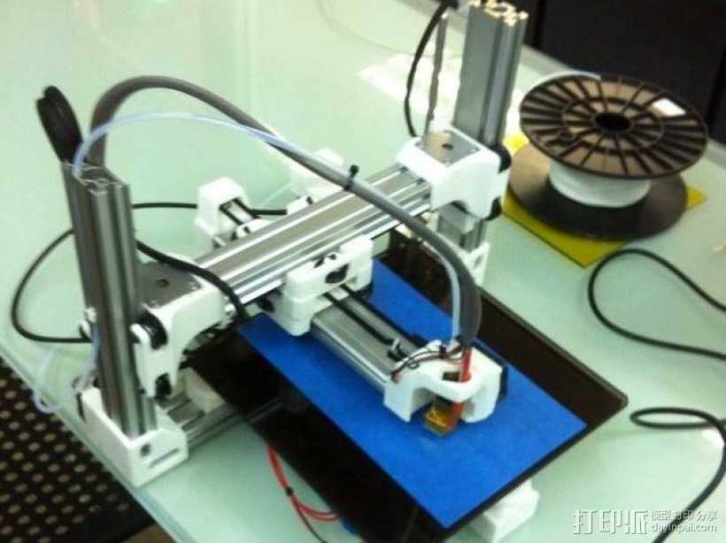 Reprap Sid 3D打印机 3D打印模型渲染图