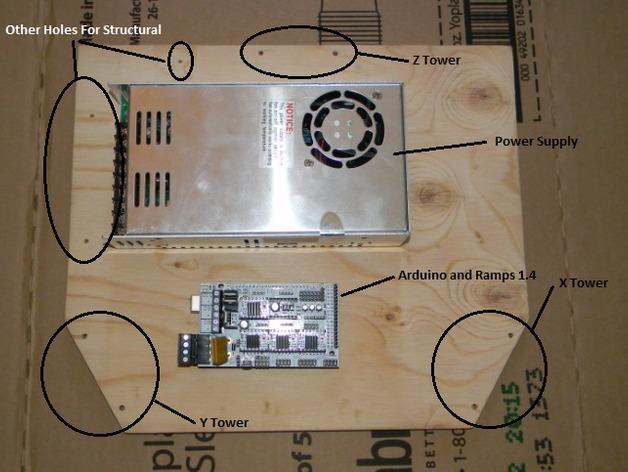 Rostock BI V1.0 3D打印機