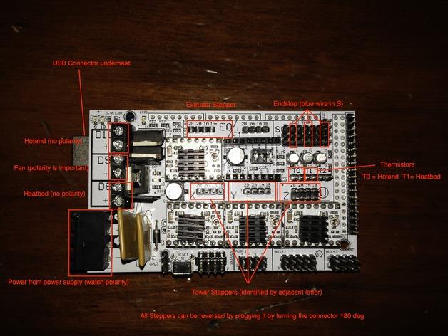 Rostock BI V1.0 3D打印機