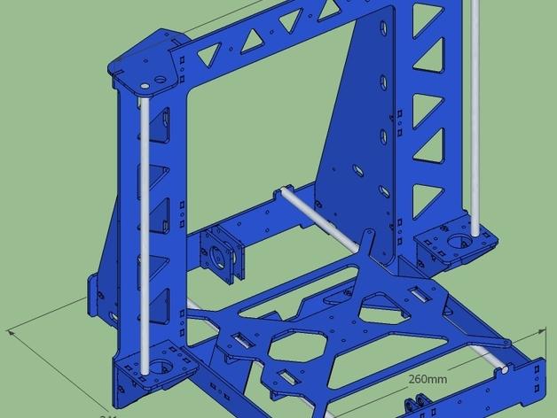 P3Steel - Prusa i3 3D打印機(jī)