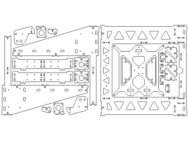 P3Steel - Prusa i3 3D打印機(jī)