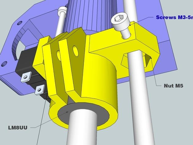 RepRap Prusa i3 3D打印机打印床校准装置