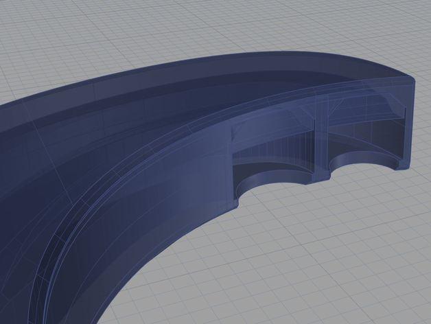 Replicator 2X  3D打印机冷却风扇排气机匣