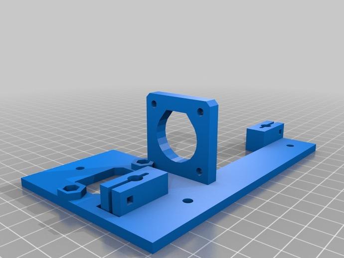 可折叠Reprap 3D打印机