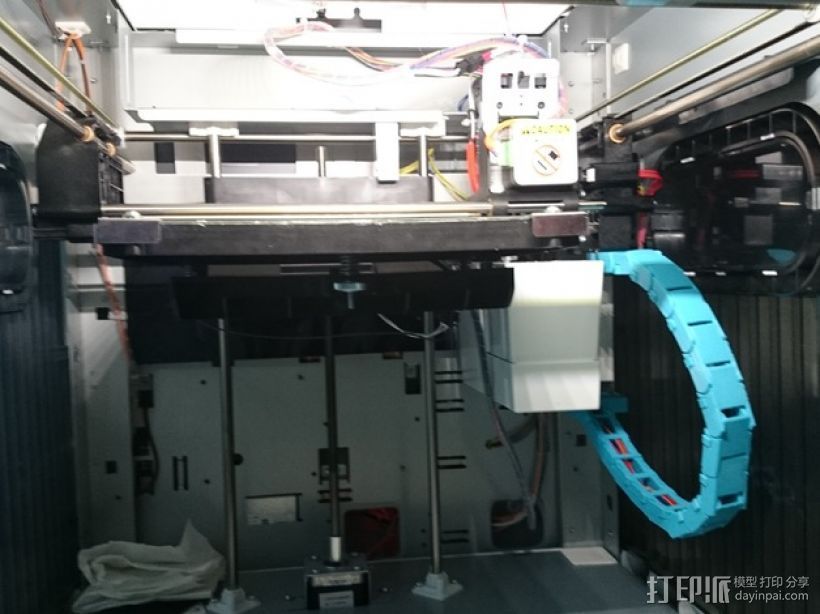 Da Vinci 1.0 3D打印机电缆坦克链 3D打印模型渲染图