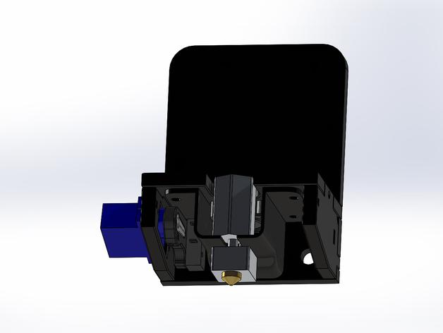 MakerFarm Prusa i3v自由床桿的Z極伺服外殼