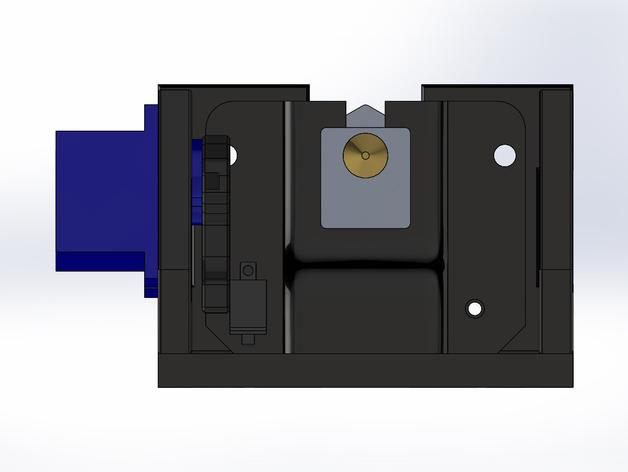 MakerFarm Prusa i3v自由床桿的Z極伺服外殼