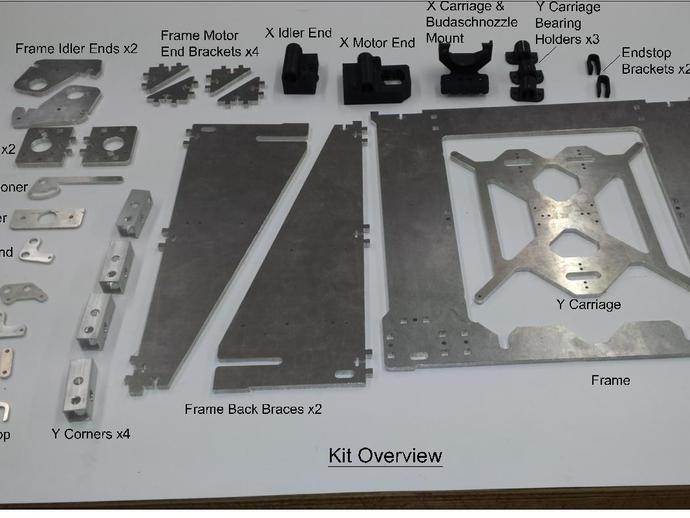 prusa i3打印机铝制框架