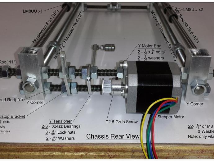 prusa i3打印机铝制框架