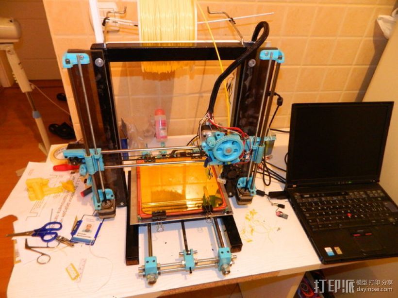 Prusa (iron) 3d打印机 3D打印模型渲染图