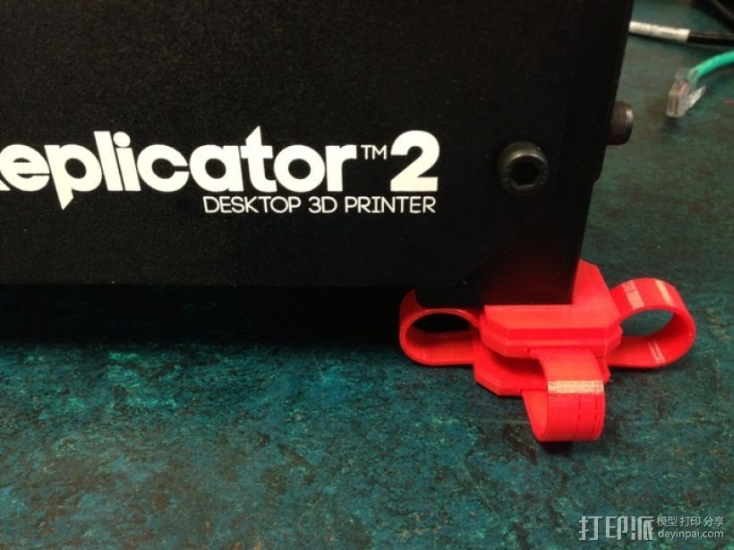 Replicator 2打印机减震器  3D打印模型渲染图