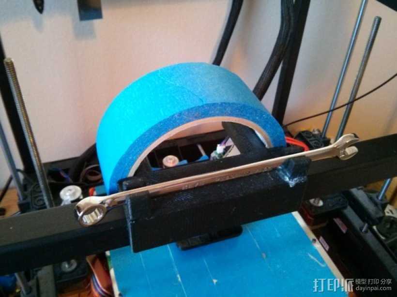 Rigidbot 打印机胶带架 3D打印模型渲染图