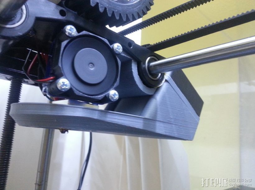 Robo3d打印机通风导管 3D打印模型渲染图