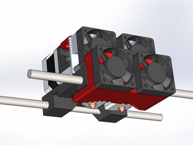 Makerbot Replicator 2x 打印机风扇