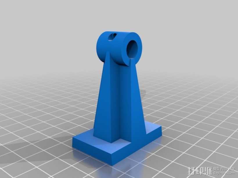 Robo3d打印机Z轴固定器 3D打印模型渲染图