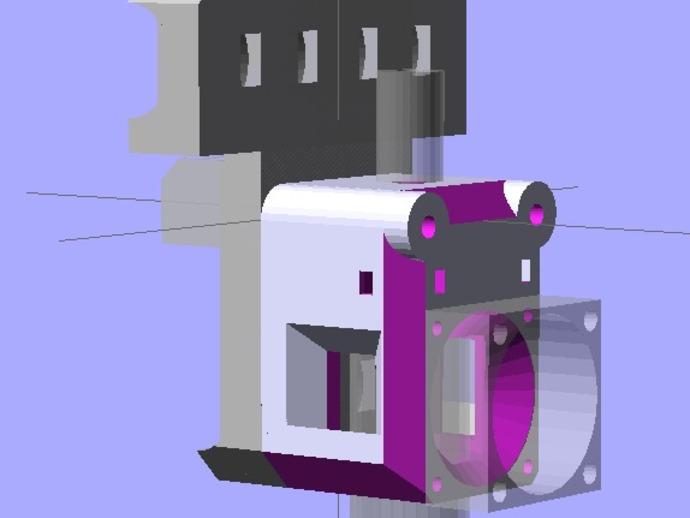 Prusa i3 直线驱动挤出机