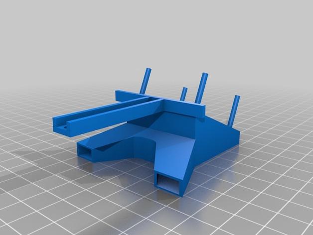 Rigidbot双挤出机风扇座