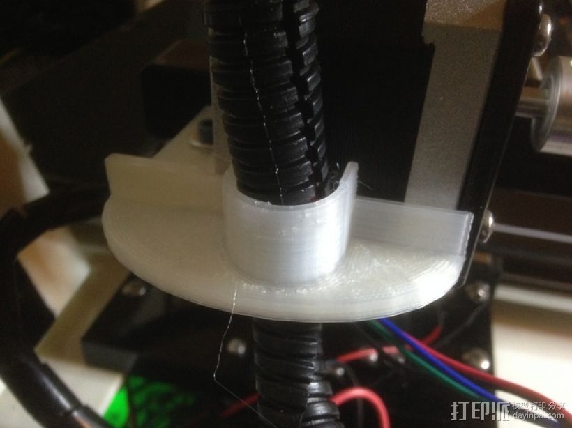Robo3D打印机导线器 导线管 3D打印模型渲染图