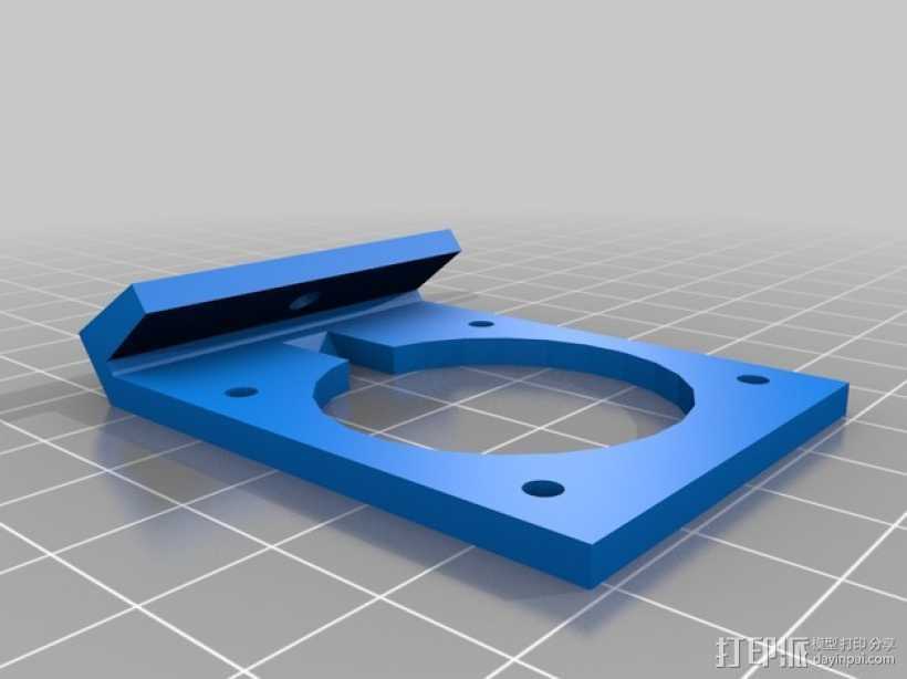 Robo3D打印机风扇座 3D打印模型渲染图
