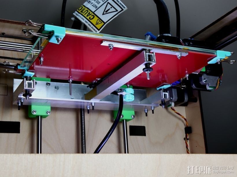 Makerbot Replicator打印机打印床支撑架 3D打印模型渲染图