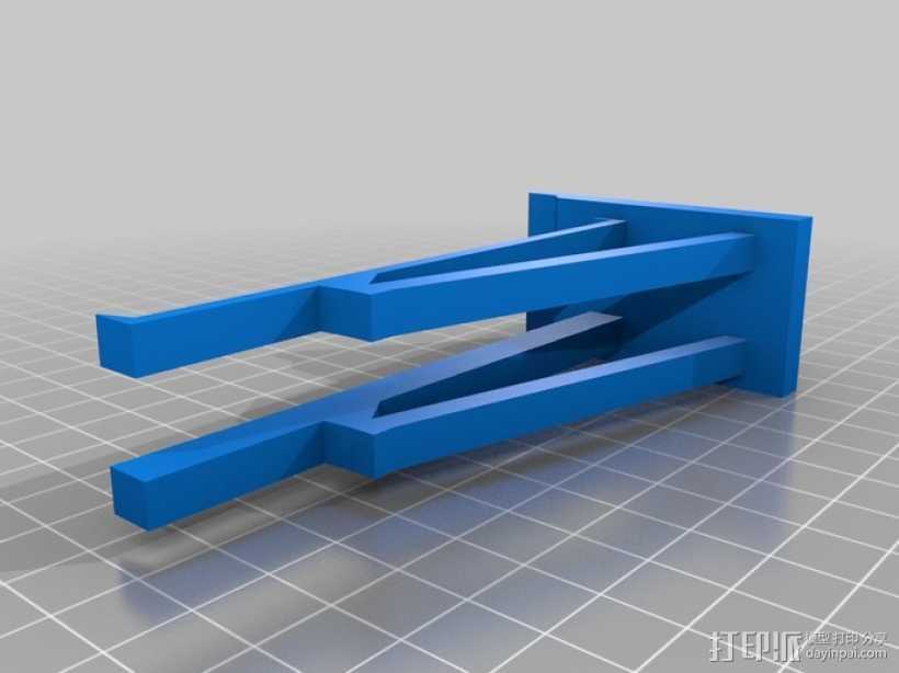 线轴架 3D打印模型渲染图